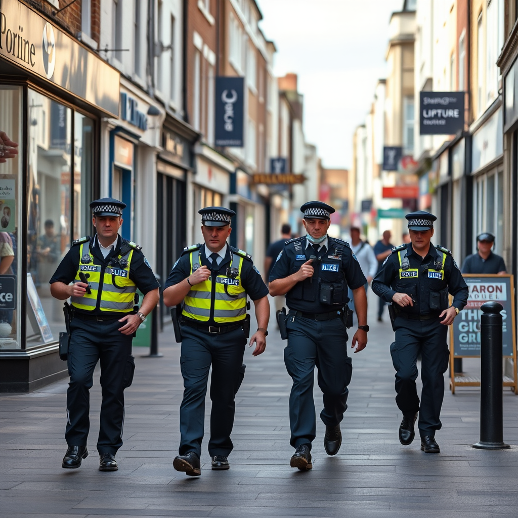 Watch police bust thieves in town described as 'UK's shoplifting capital'
